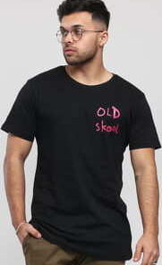 Urban Classics Banksy Old Skool Tee černé L