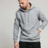 Urban Classics Basic Sweat Hoody melange šedá