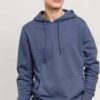 Urban Classics Basic Terry Hoodie modrá XXL