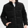 Urban Classics Boxy Corduroy Puffer Jacket černá XXL