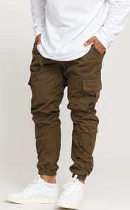 Urban Classics Cargo Jogging Pants hnědé