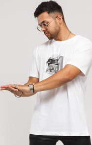 Urban Classics Cashcounter Tee bílé S