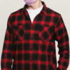 Urban Classics Checked Flanell Shirt 6 černá / červená L