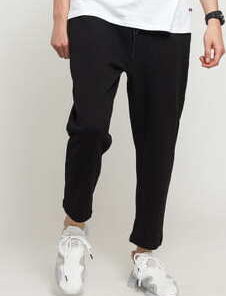 Urban Classics Cropped Terry Pants černé