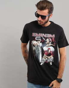 Urban Classics Eminem Slim Shady Tee černé