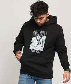 Urban Classics Fuck It 2.0 Hoody černá