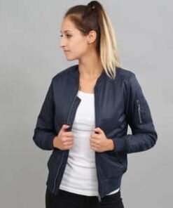 Urban Classics Ladies Basic Bomber Jacket navy M