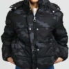 Urban Classics Ladies Boyfriend Camo Puffer Jacket camo černá M