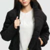 Urban Classics adies Corduroy Puffer Jacket černá