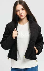 Urban Classics adies Corduroy Puffer Jacket černá