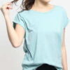 Urban Classics adies Extended houlder Tee tyrkysové