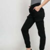 Urban Classics Ladies High Waist Cargo Pants černé