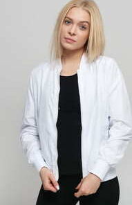 Urban Classics Ladies Light Bomber Jacket bílá L