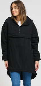 Urban Classics Ladies Long Oversized Pull Over Jacket černá XL