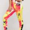 Urban Classics Ladies Tie Dye High Waist Leggings XL