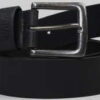 Urban Classics eather Imitation Belt černý