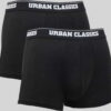 Urban Classics odal Boxer Shorts Double-Pack černé