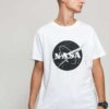 Urban Classics NASA Black-And-White Insignia Tee bílé S