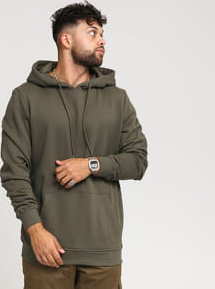 Urban Classics Organic Basic Hoody olivová