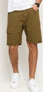 Urban Classics Performance Cargo Shorts olivové 38