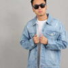 Urban Classics Ripped Denim Jacket bleached XL