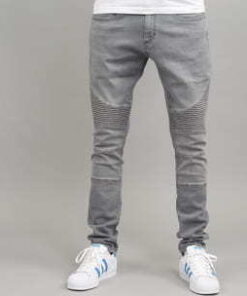 Urban Classics Slim Fit Biker Jeans grey 38