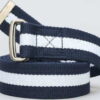 Urban Classics Stripe Belt navy / bílý