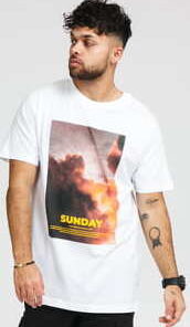 Urban Classics Sunday Definition Tee bílé