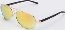 Urban Classics Sunglasses Mumbo Mirror UC zlaté / oranžové