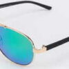 Urban Classics Sunglasses Mumbo Mirror UC zlaté / zelené