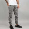 Urban Classics Washed Cargo Twill Jogging Pants šedé