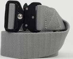 Urban Classics Wing Buckle Belt šedý