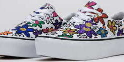 Vans Era Platform (glitter daisies) rainbow / true white EUR 42