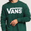 Vans MN Classic Crew II tmavě zelená XL