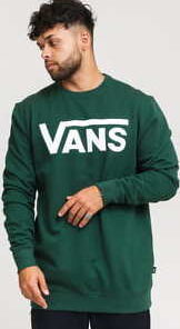 Vans MN Classic Crew II tmavě zelená XL