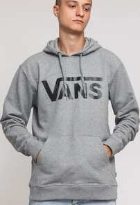 Vans N Vans Classic Po Hoodie II melange šedá