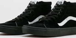 Vans SK8 - Hi (pig suede) black / black EUR 42