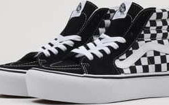 Vans SK8-HI Platform 2 checkerboard / true white EUR 36