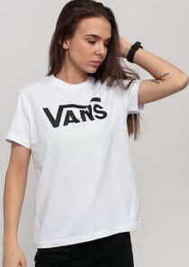 Vans WM Flying V Crew Tee bílé XL