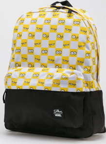 Vans WM The Simpsons Check Eyes Backpack černý / bílý / žlutý