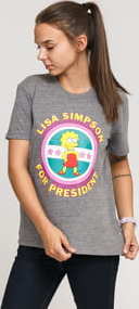 Vans WM The Simpsons Lisa Tee melange šedé L