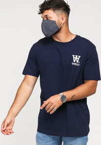 WOOD WOOD Ace T-shirt navy L