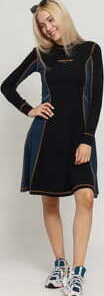 WOOD WOOD Mandy Dress černé / navy S