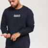 WOOD WOOD Peter LS Tee navy L