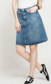 WOOD WOOD Ynes Skirt classic blue vintage 34