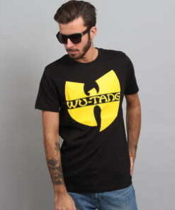 WU WEAR ogo T-Shirt černé