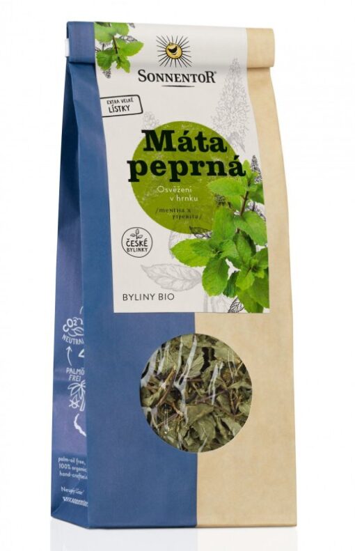 Sonnentor Máta peprná sypaná BIO (50 g) - podporuje správné trávení