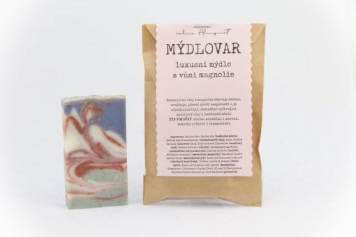 Mýdlovar Luxusní květinové mýdlo s magnolií (60 g) - i pro citlivou a ekzematickou pleť