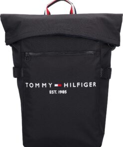 TOMMY HILFIGER Batoh černá / bílá / červená