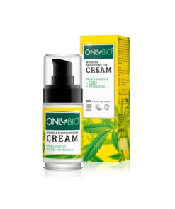 OnlyBio Oční krém proti vráskám s konopím a CBD olejem (30 ml)